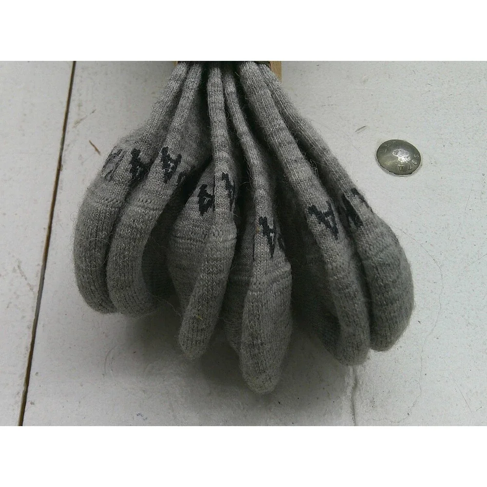 PAKA 3 Pack Alpaca Running Socks Men Large Gray Ankle Performance Made Peru - Picture 3 of 4